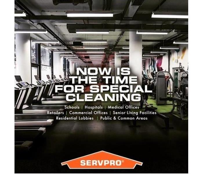 "Now Is The Time For Special Cleaning" graphic text